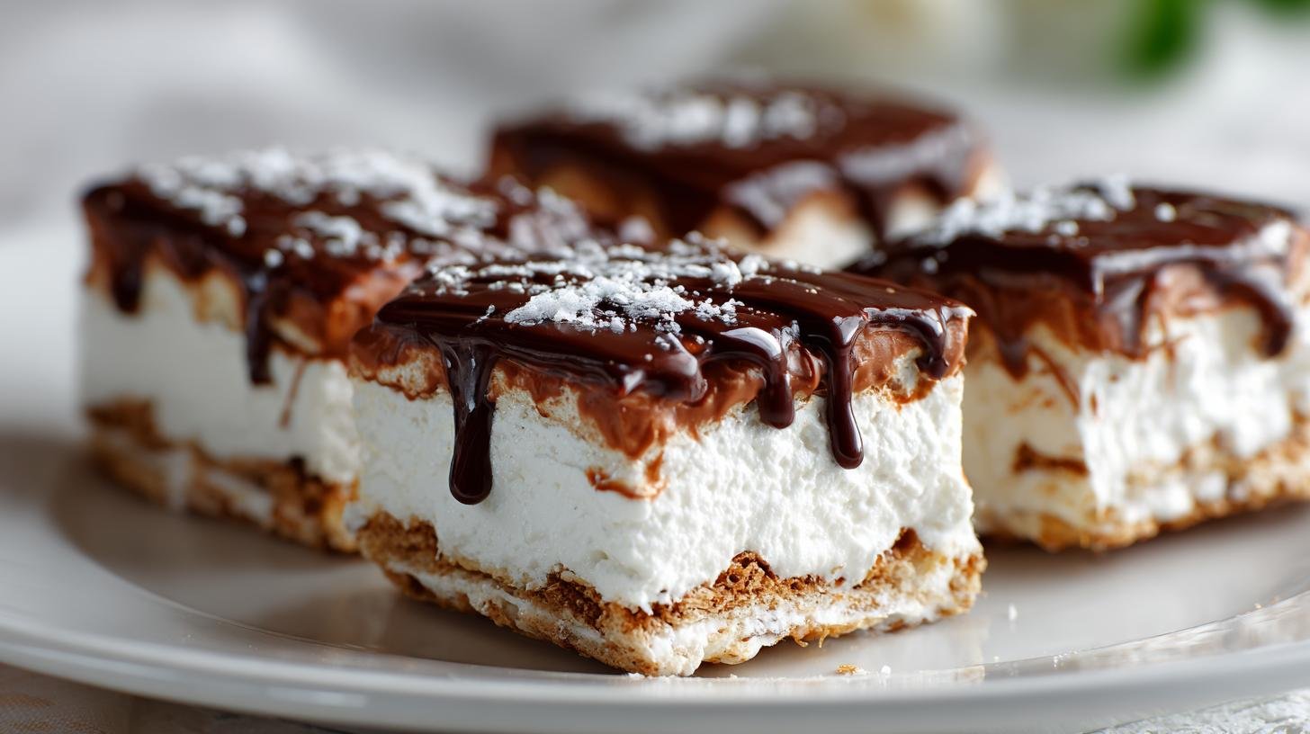 Smetanové řezy s tvarohem a čokoládou překvapivě rychlý výsledek. Rychlý postup krok za krokem