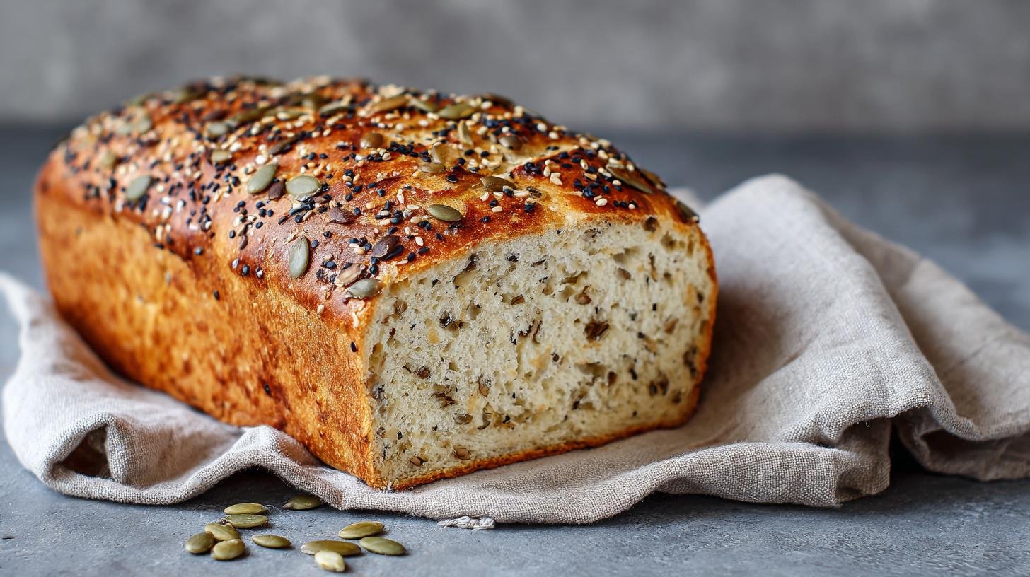 Chléb s jogurtem a semínky rychle bez chyb. Rychlý recept krok za krokem