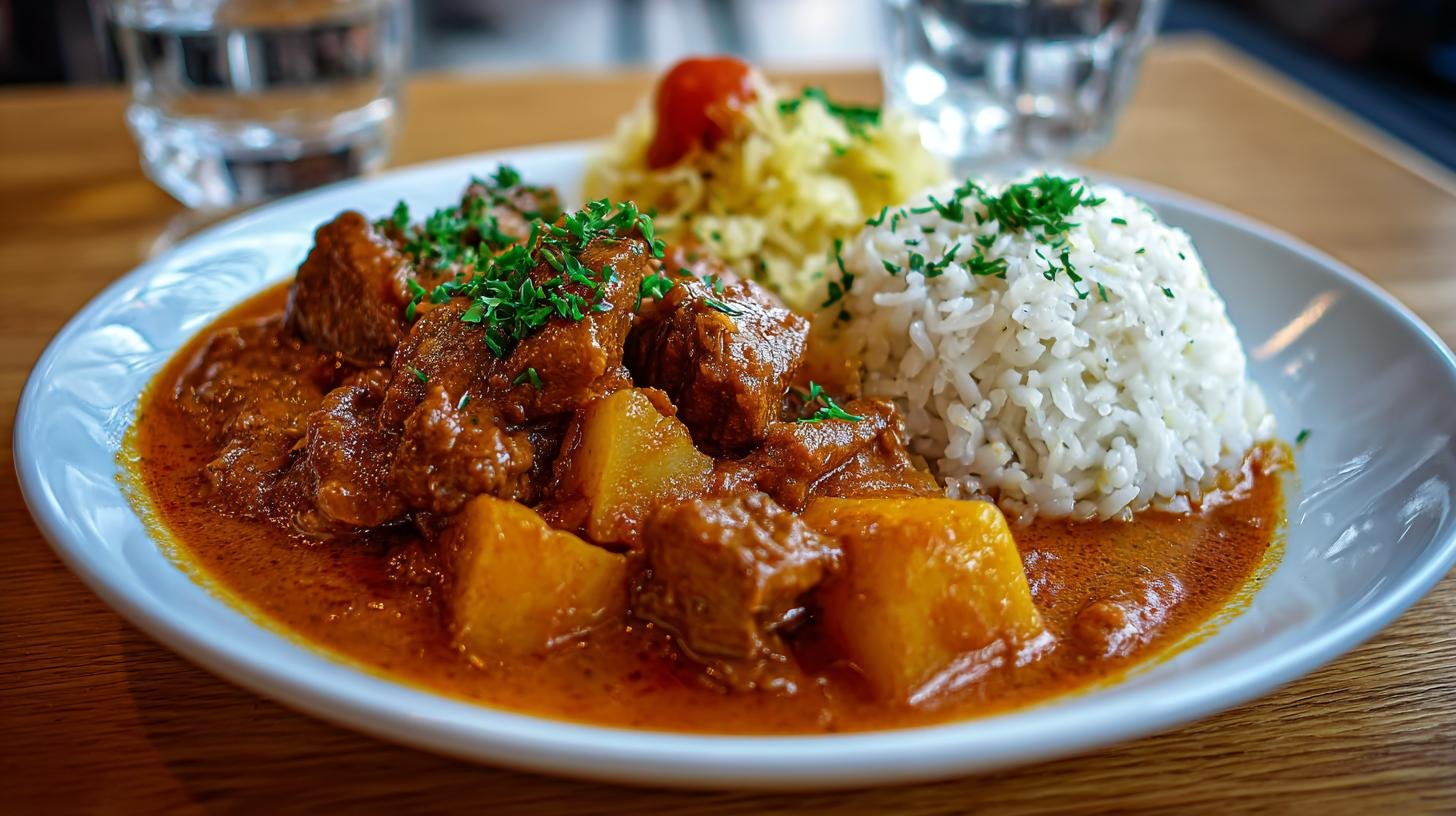 Segedínský guláš s kysaným zelím krémový správně. Krok za krokem