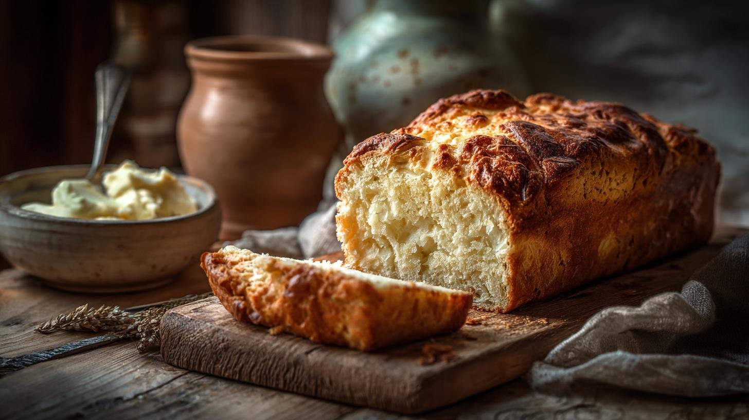 Rychlý chléb s moukou a kefírem, který vždy krásně drží. Proč tento postup funguje