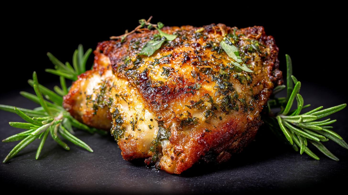 Kuřecí stehno s bylinkami křupavé bez práce. Co budete potřebovat