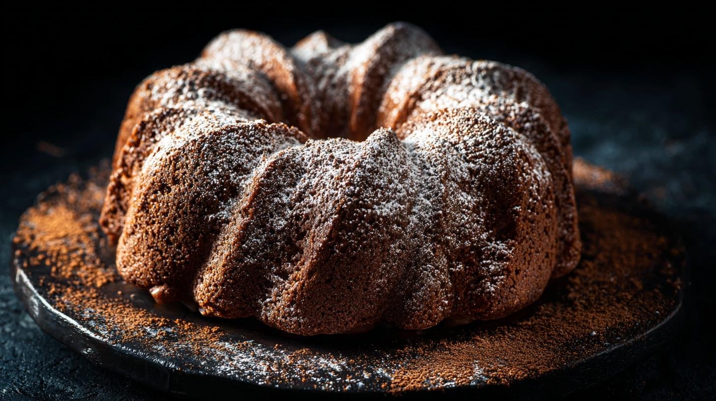 Tvarohová bábovka s moukou a kakaem bez propadlé středu