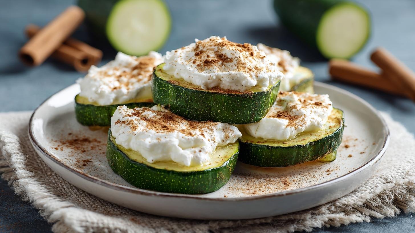 Cuketové plátky s tvarohem a skořicí jako zdravá sladká možnost. Proč to funguje