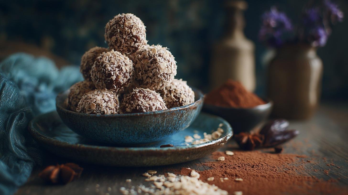 Kakaové kuličky s ovesnými vločkami jako jednoduchá sladká odměna
