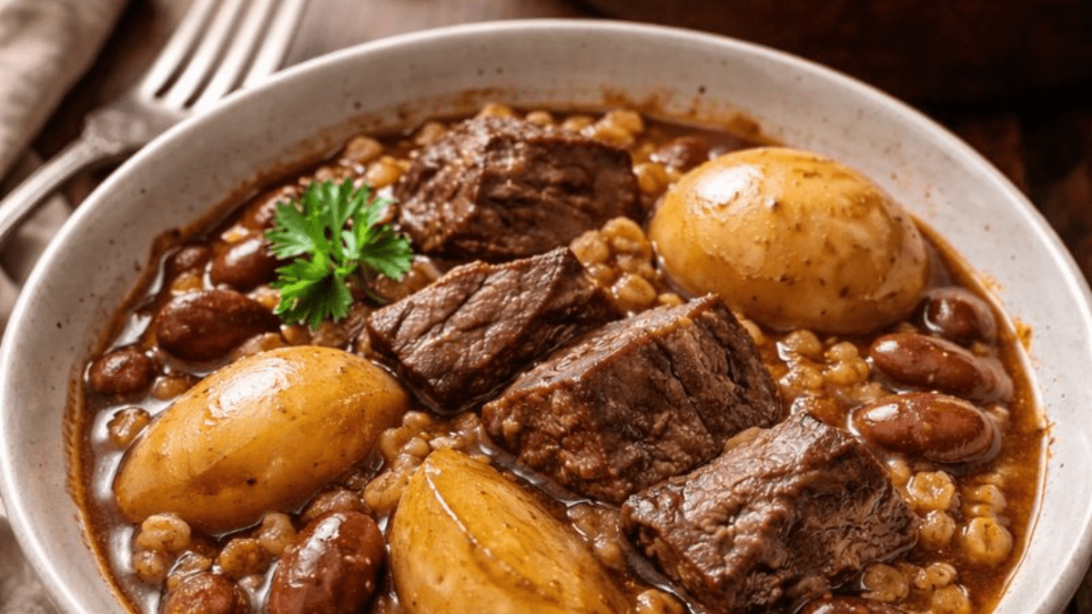 Klasický, sytý a hřejivý chamin – pomalu tažené jídlo, které je chuťově i „duchem“ blízké české kuchyni 16 Klasický, sytý a hřejivý chamin – pomalu tažené jídlo, které je chuťově i „duchem“ blízké české kuchyni