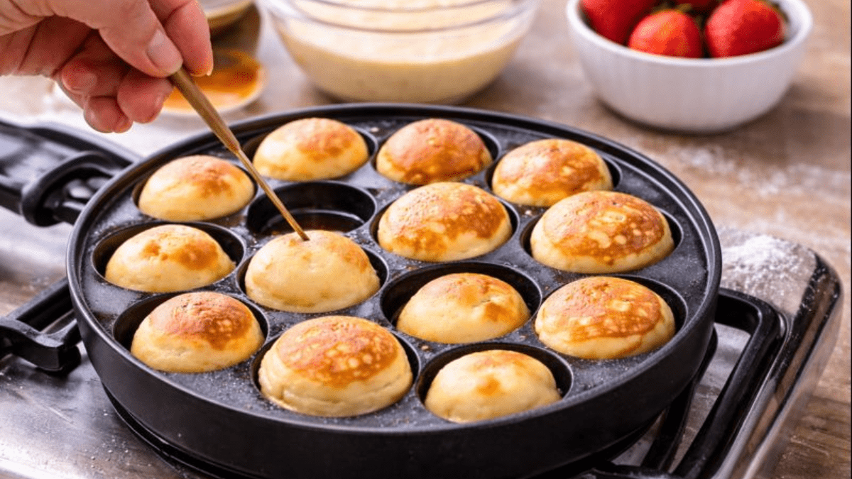 Mini baby lívanečky roztomilé kulaté a nadýchané i po vychladnutí