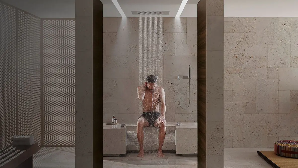 Sbohem skleněným sprchovým koutům v českých luxusních hotelech se prosazuje trend, který pomáhá předcházet plísním