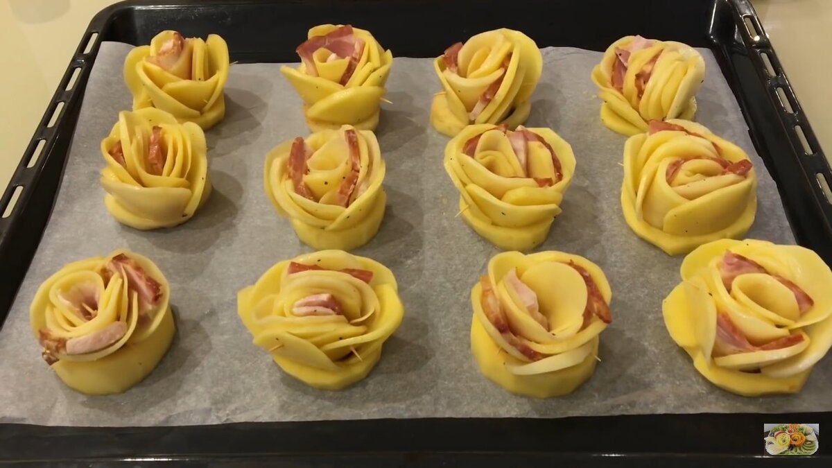 Bramborové růžičky s pancettou – recept na originální a snadný předkrm