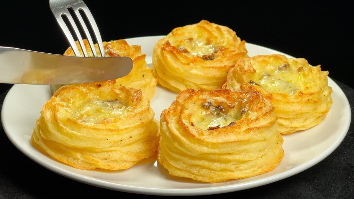 Bramborové růžičky s pancettou – recept na originální a snadný předkrm