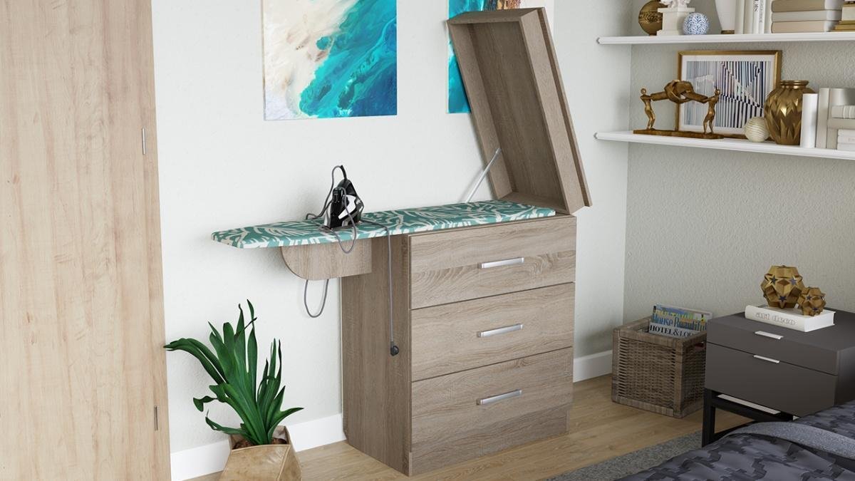 Žehlení bez starostí: 5 neobvyklých způsobů, jak v bytě umístit žehlicí systém po česku