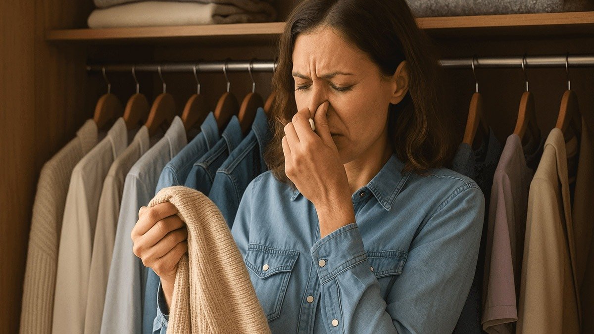 Tajemství zavřených dveří aneb proč oblečení ve vaší skříni začíná páchnout zatuchlinou