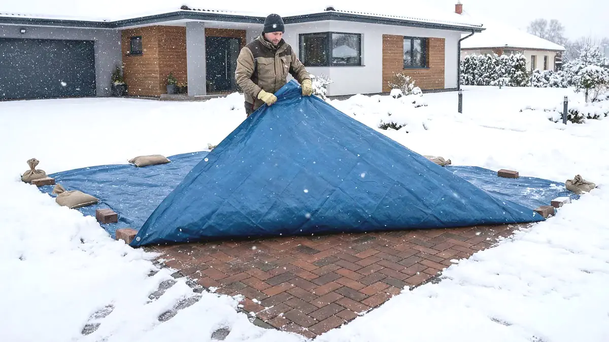Jak jednoduše odstranit sníh z příjezdové cesty bez lopatky a námahy: trik, na který každou zimu nezapomenete