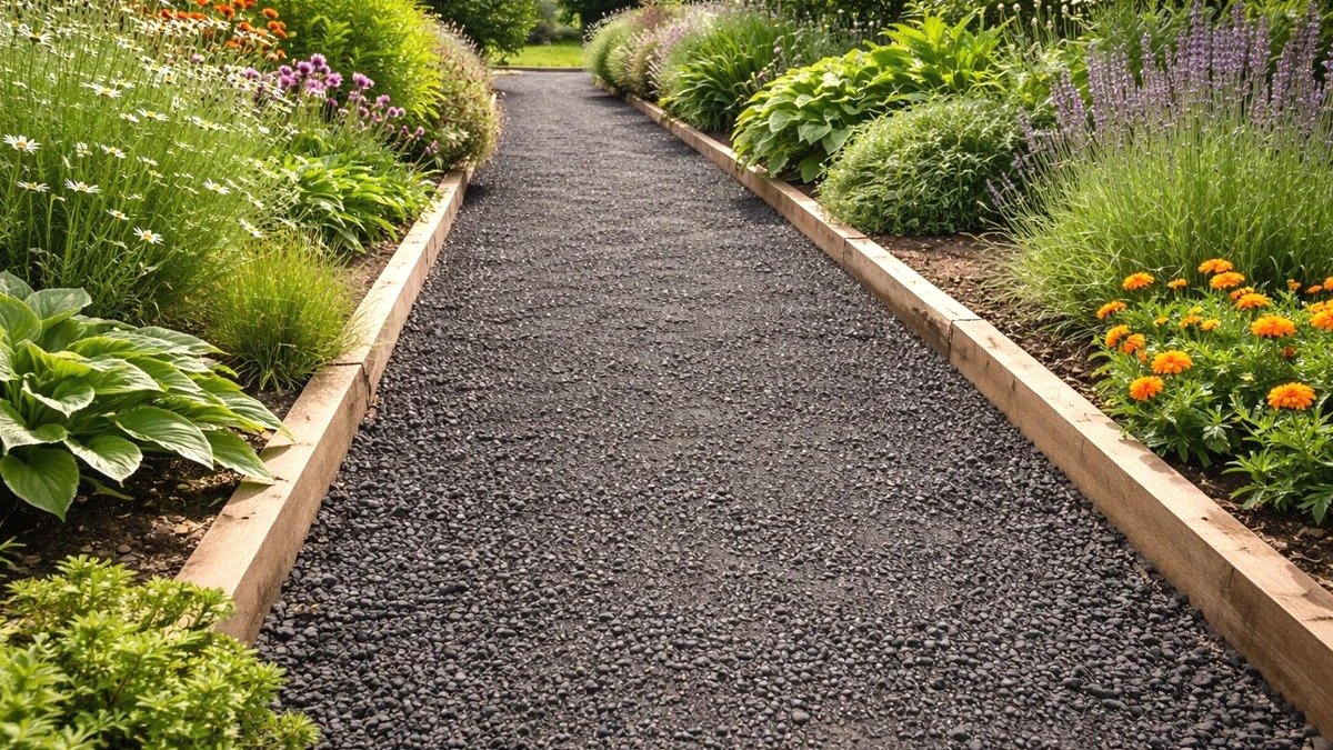 Zapomněte na dlažbu a beton: ldeální materiál pro zahradní cestičky je levný a spolehlivý