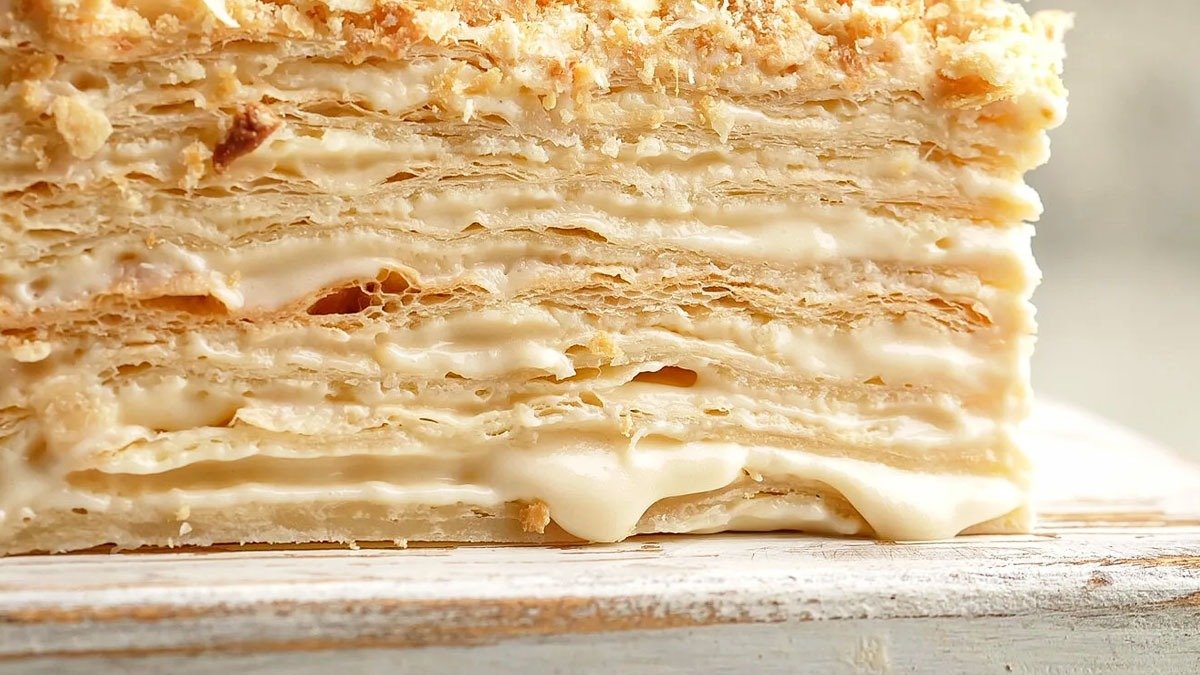 Napoleon na listovém těstě