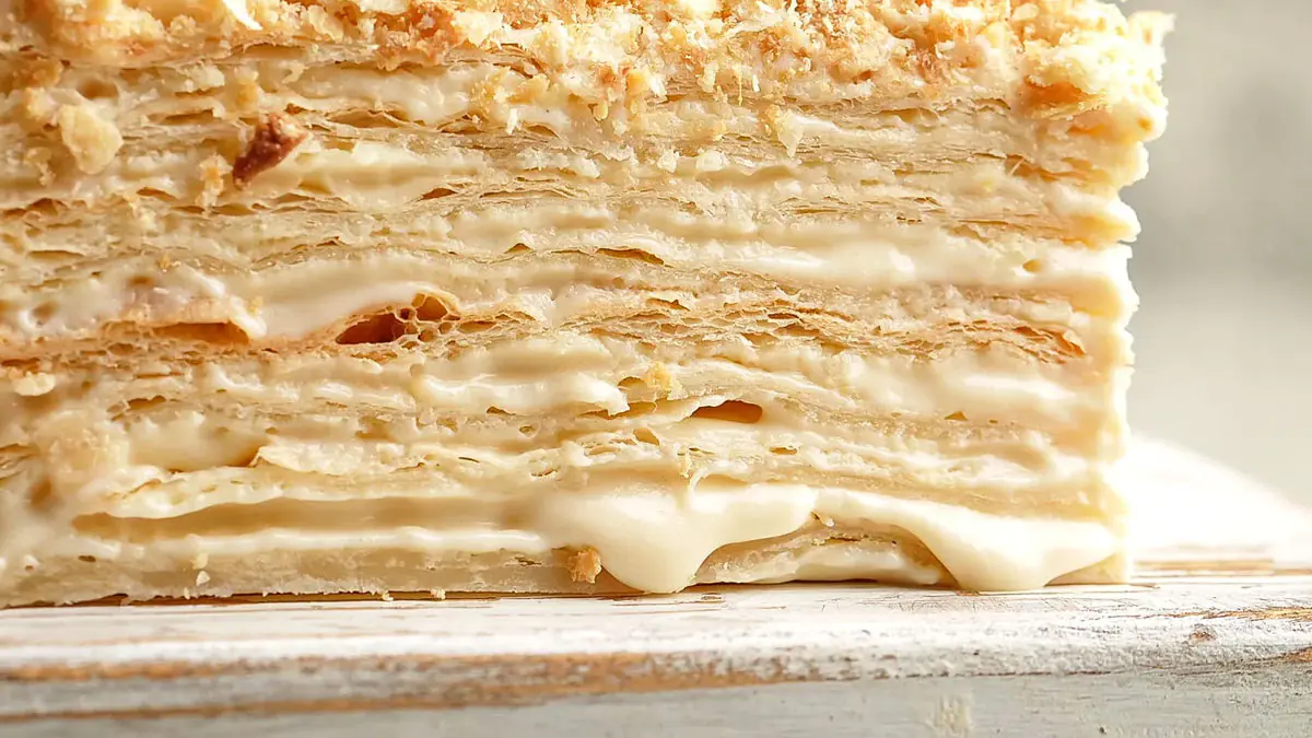 Napoleon na listovém těstě