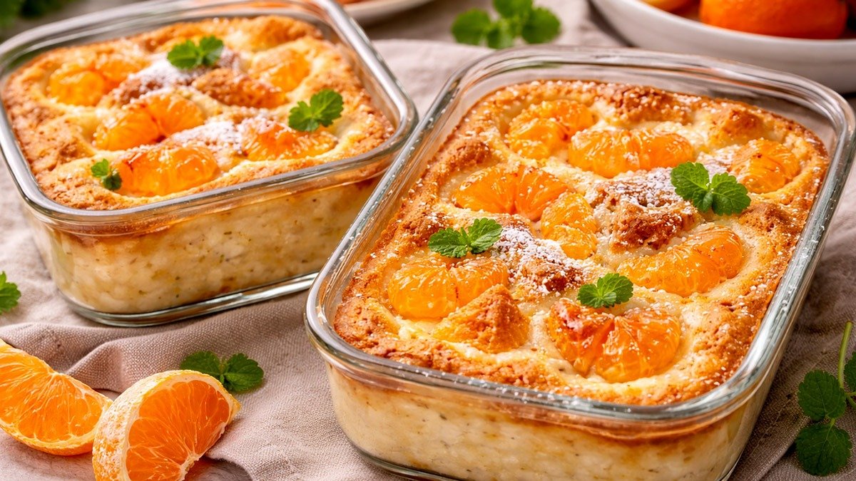 Pytlík tvarohu a 10 minut: zimní zapečená bleskovka s mandarinkou — neuvěřitelná dobrota