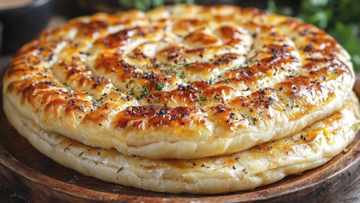 Místo chleba na novoroční stůl: křupavé placky z listového těsta za 15 minut