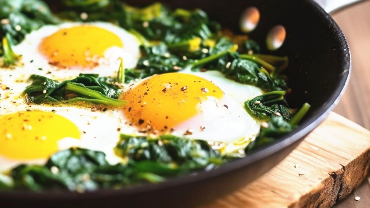 Špenát s vejci je vždycky dobrá volba. Ještě jednodušší než gratin: dokonalý zahřívací pokrm do chladného počasí