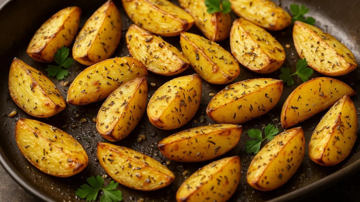 Brambory z trouby budou křupavé Stačí přidat jednu ingredienci