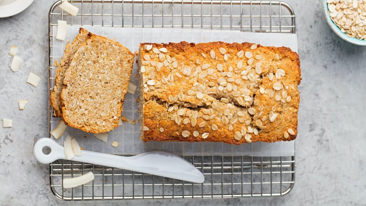 Chléb s tvarohem a ovesnými vločkami: vylepšená verze