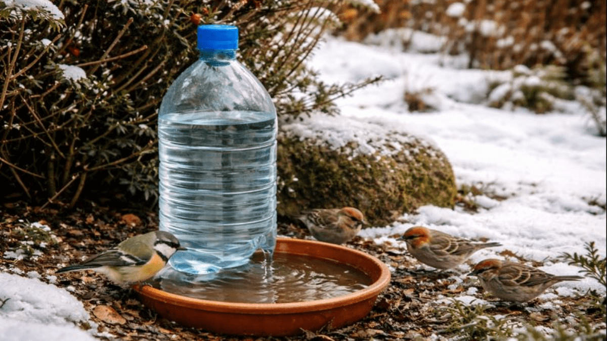 Proč tuto zimu stále více starších lidí nechává na zahradě obyčejnou plastovou láhev