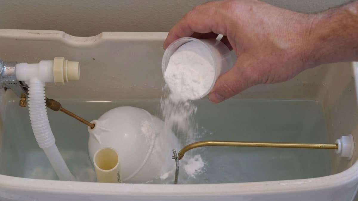 Do nádržky toalety nasypte jen jeden hrnek „tohoto prášku“ a zápach zmizí, v koupelně bude znatelně příjemněji