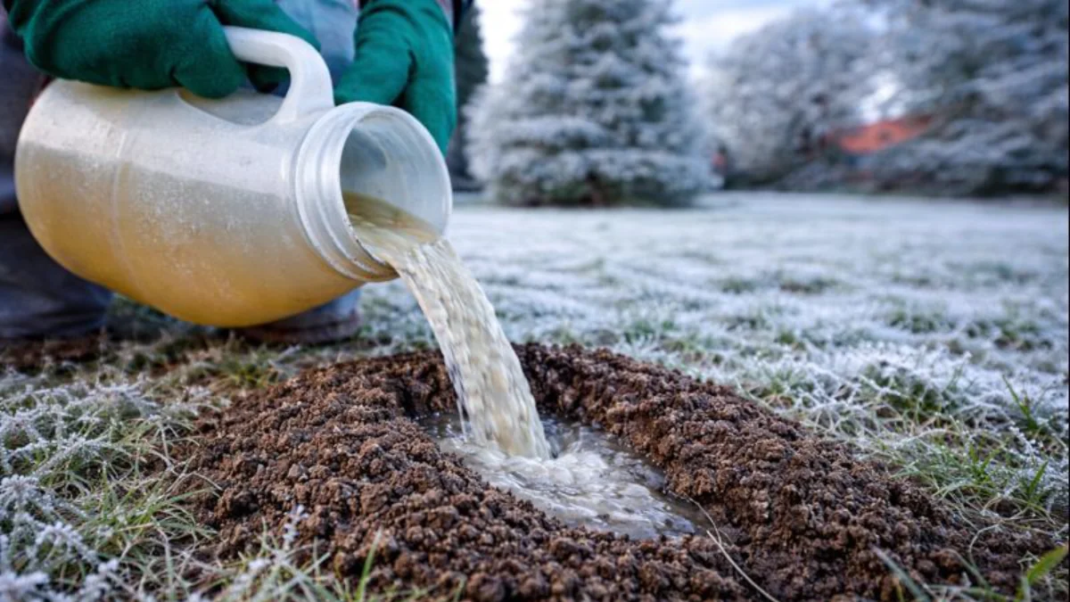 Krt už řádí na zahradě navzdory mrazu Nalijte to do jeho krtince a uteče