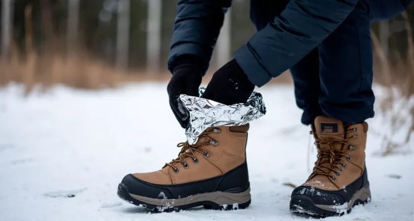 Dva kousky na vložku v lednu a nohy budou v teple i v tuhém mrazu Levný trik pro zimomřivé