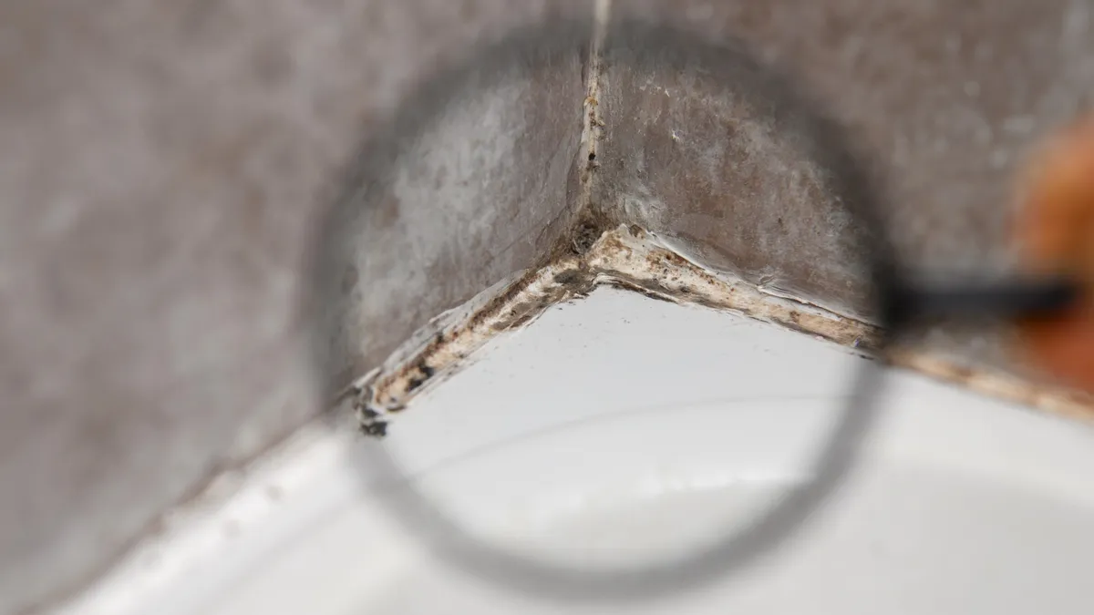 Jak odstranit černé skvrny ze silikonu v koupelně