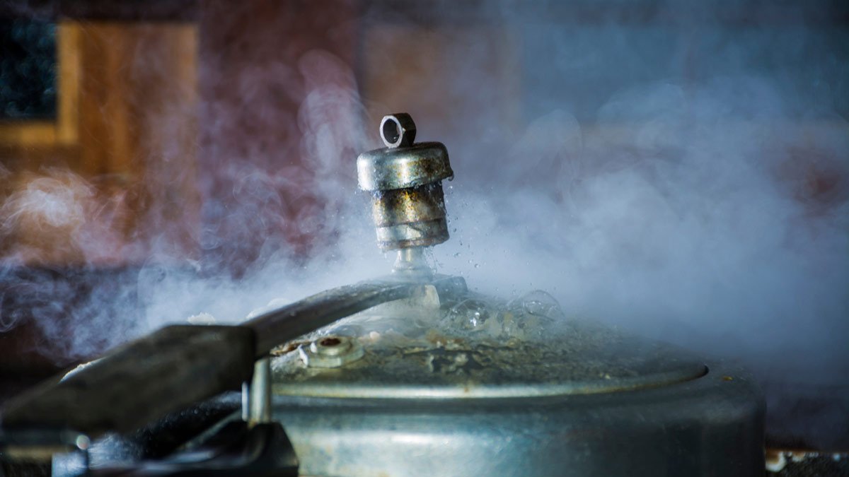 Jak opravit únik vody z tlakového hrnce