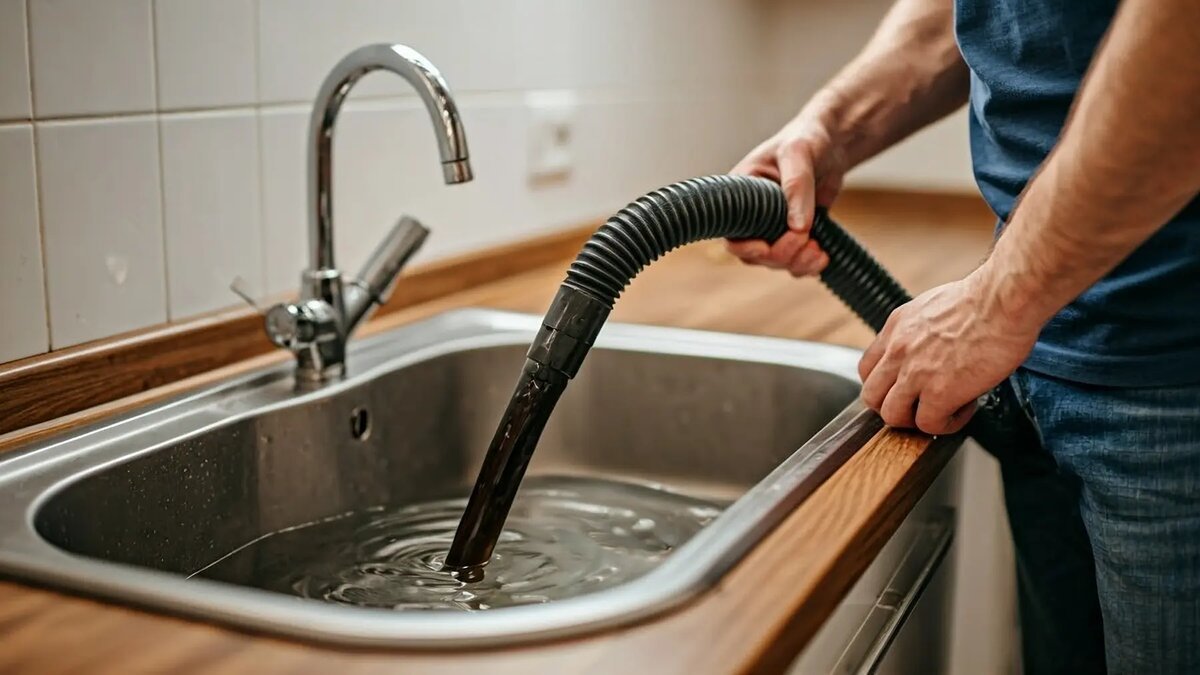 Bez octa nebo prášku do pečiva: nalijte půl sklenice do odpadu a ten se vyčistí sám