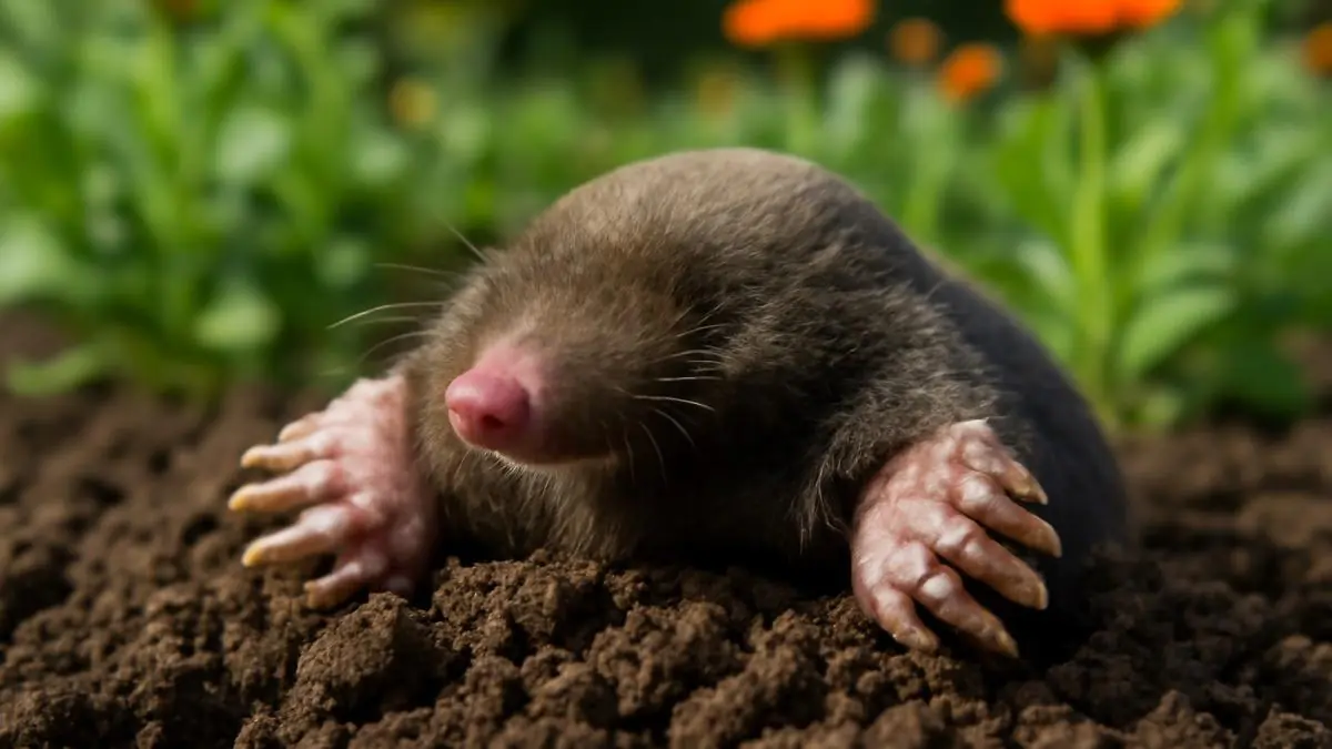 Krt už řádí na zahradě navzdory mrazu Nalijte to do jeho krtince a uteče