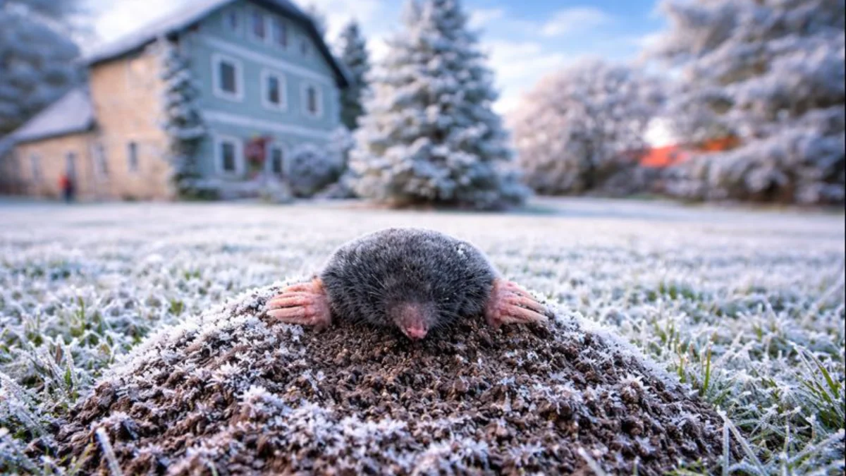 Krt už řádí na zahradě navzdory mrazu Nalijte to do jeho krtince a uteče