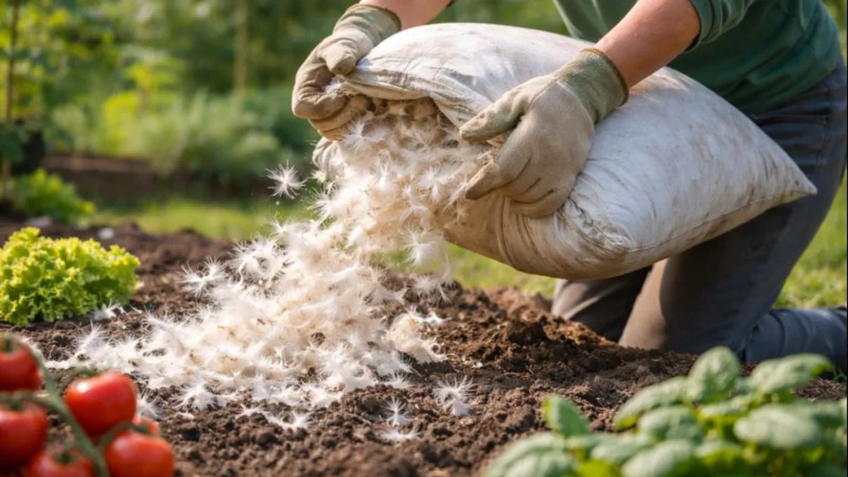 Od sladkých snů k bujným záhonům péřové polštáře se mění v hnojivo lepší než kupované osvědčená rada prověřená léty
