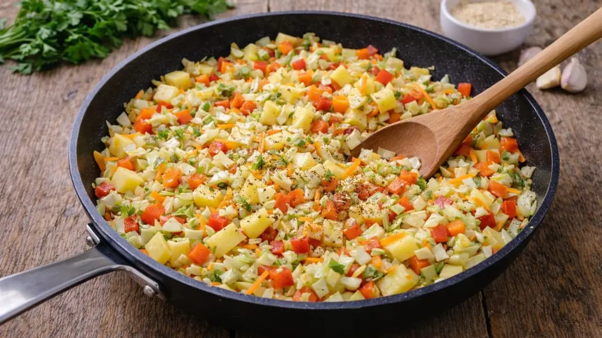 Zapékanka z zelí po turecku: lehká večeře s jemnou zálivkou a sýrovou kůrkou 4 Zapékanka z zelí po turecku: lehká večeře s jemnou zálivkou a sýrovou kůrkou