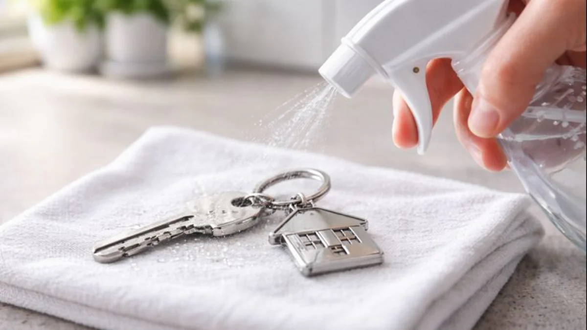 Proč se doporučuje nanést bílý ocet na domácí klíče