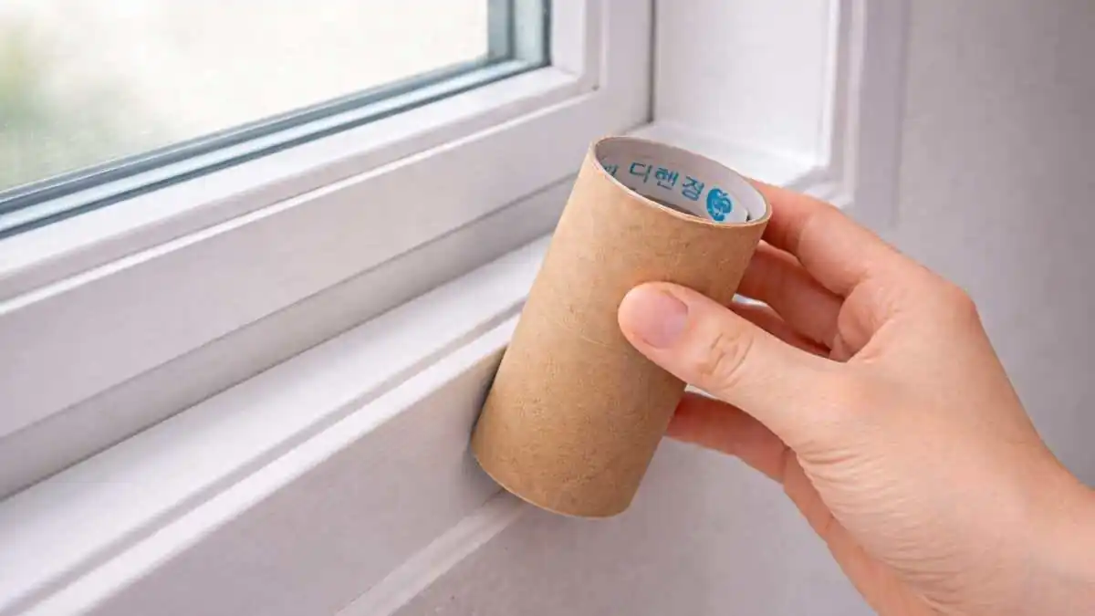 Prosím, zkuste přiložit roličku od toaletního papíru k „okenímu rámu“… proč jsem o téhle skvělé věci nevěděl