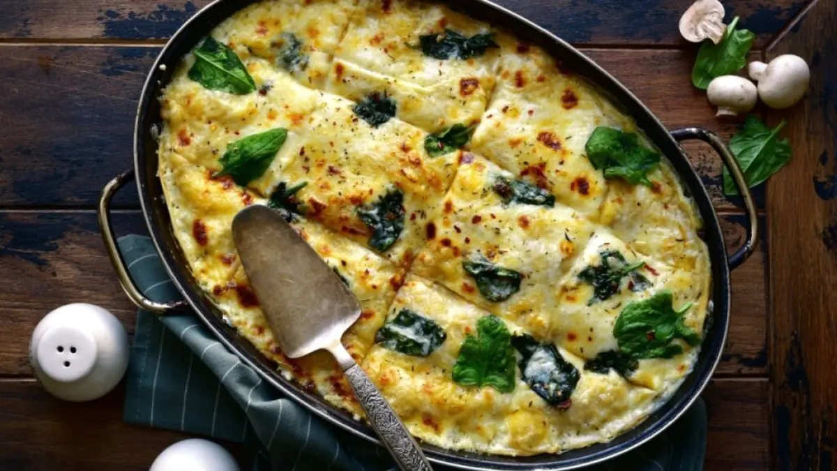 Sformato (zapečený nákyp) z ricotty a špenátu