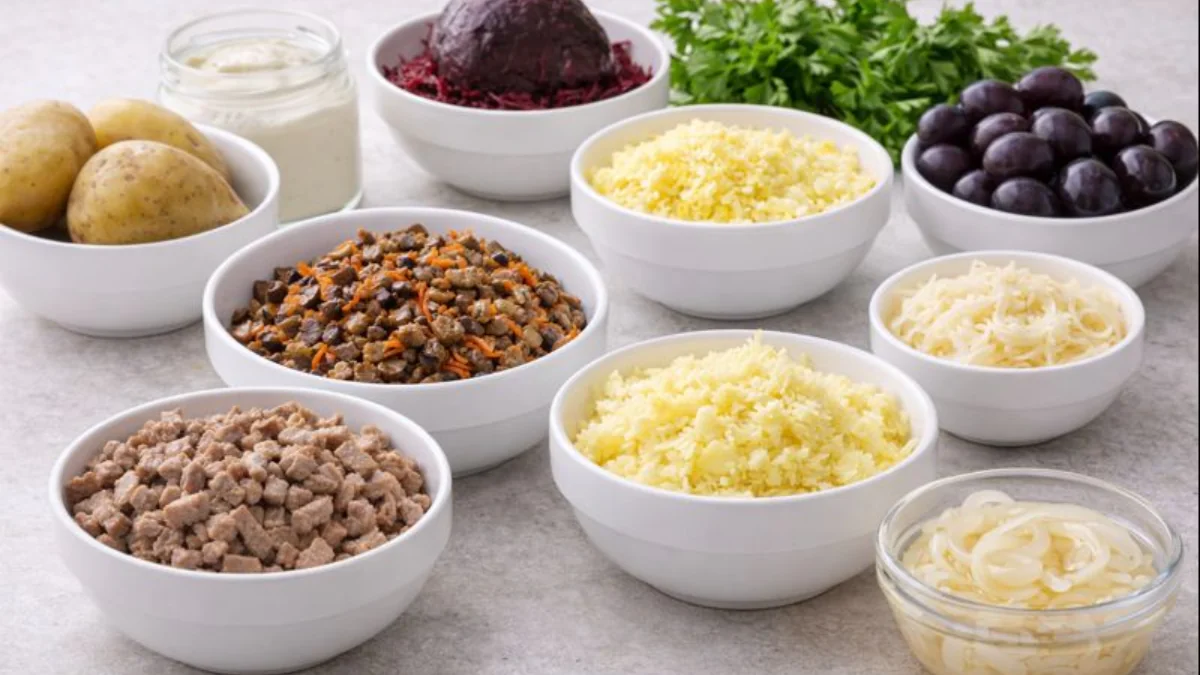 Teď na každou oslavu — salát „Hrozen“: je tak dobrý, že se to slovy ani nedá popsat