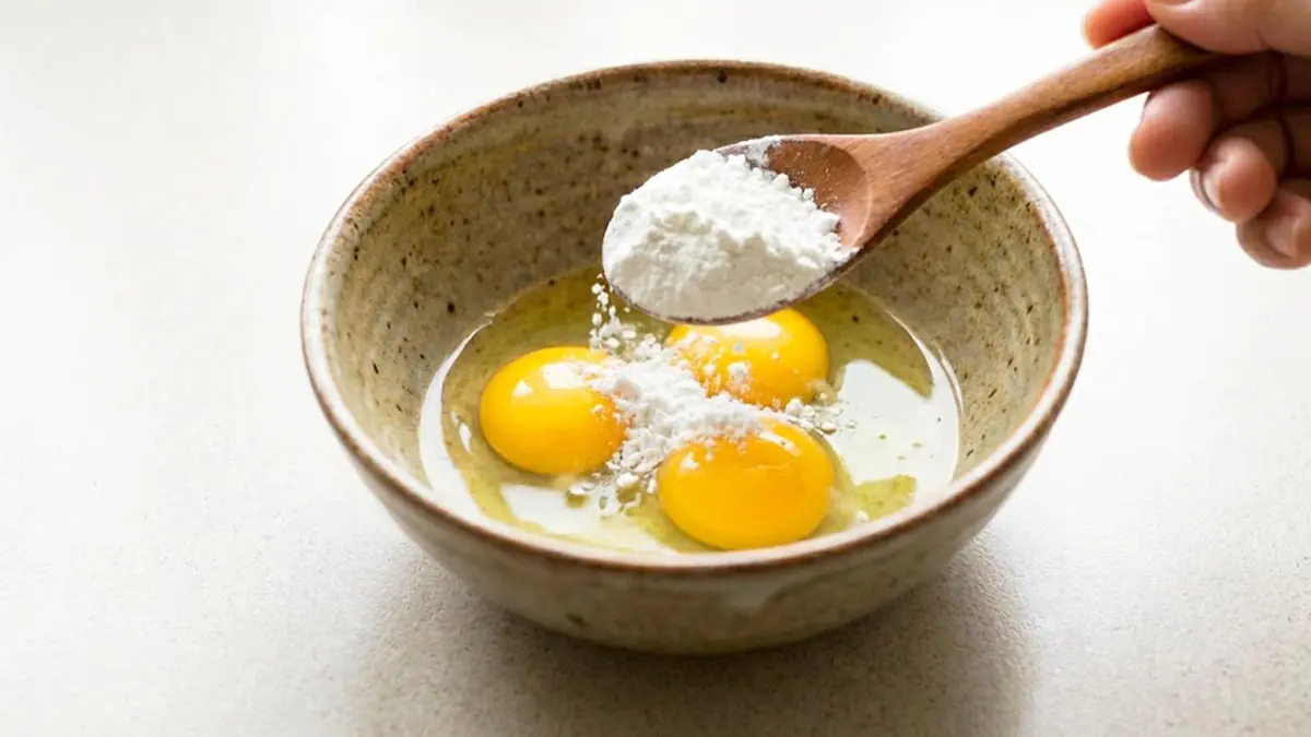 „Když připravujete vaječný pudink v páře, přidejte jen 1 lžíci ‚tohoto prášku‘“ – neslehne a bude dvakrát pružnější