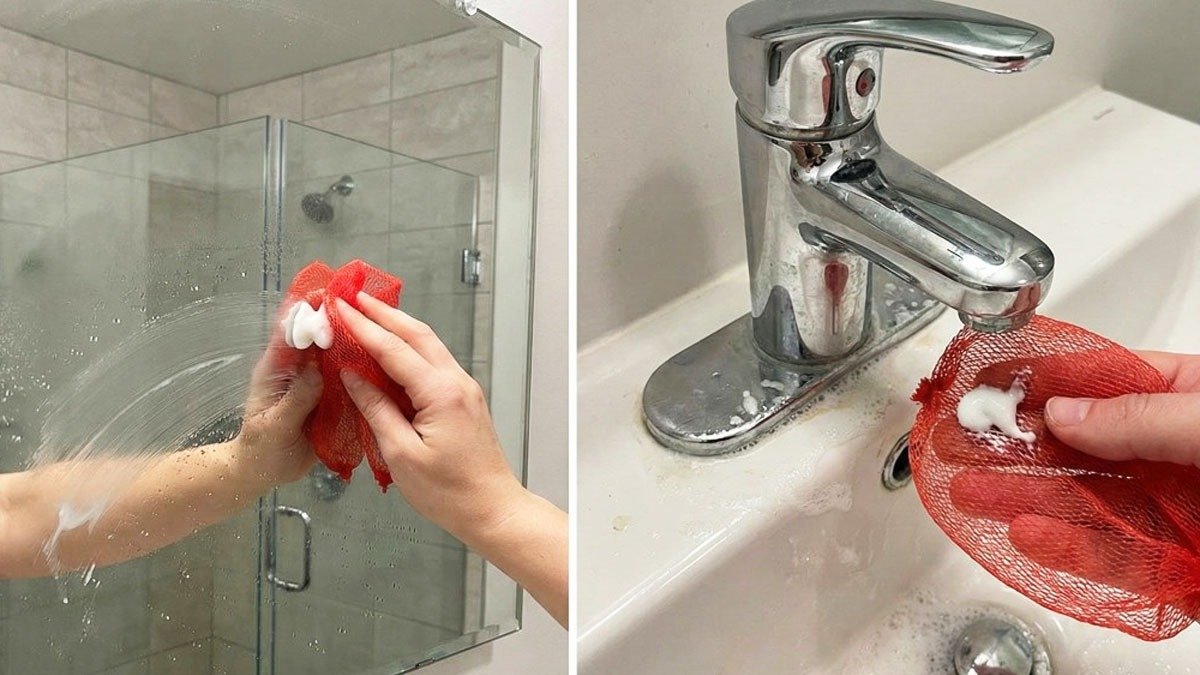 Zkuste skladovat cibulové síťky v koupelně… když poznáte „tuto funkci“, využijete ji celý život