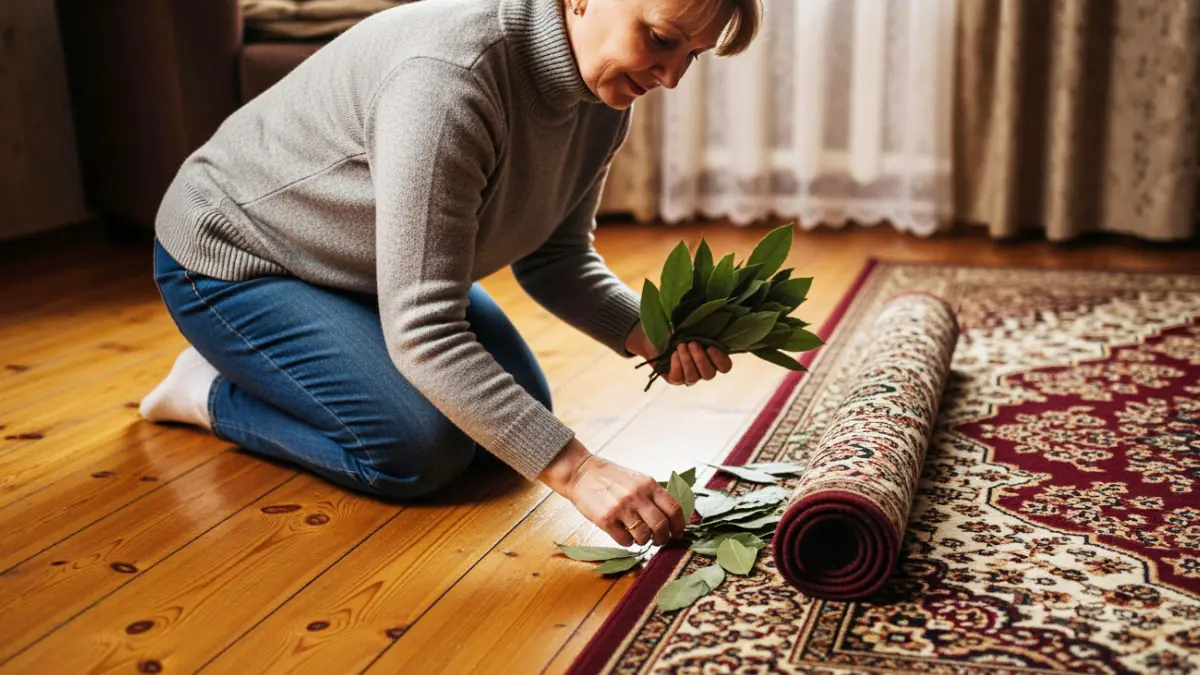 Položte bobkový list pod koberec a už zítra se zbavíte každodenního problému