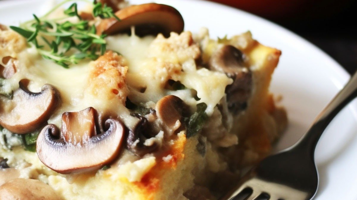 Olizování prstů: recept na houbový koláč se sýrem Tzfat