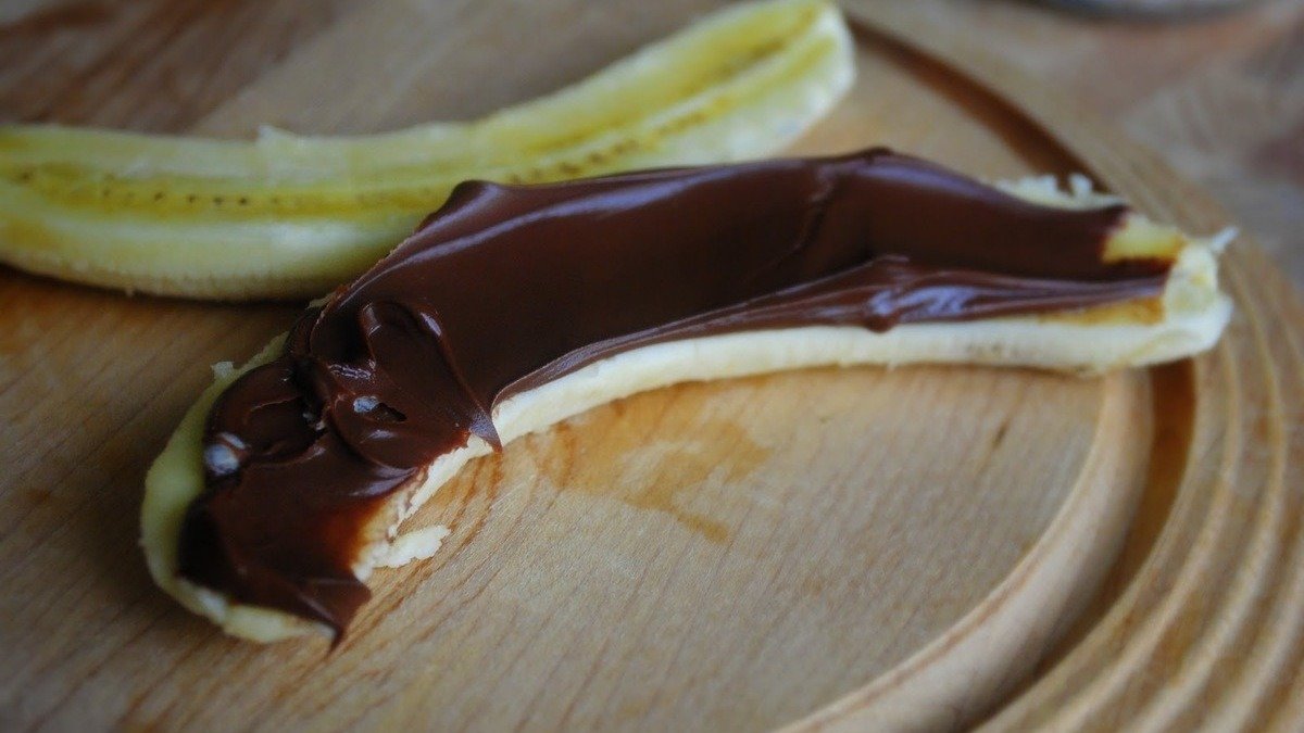 Banánové šneky s Nutellou sladký recept
