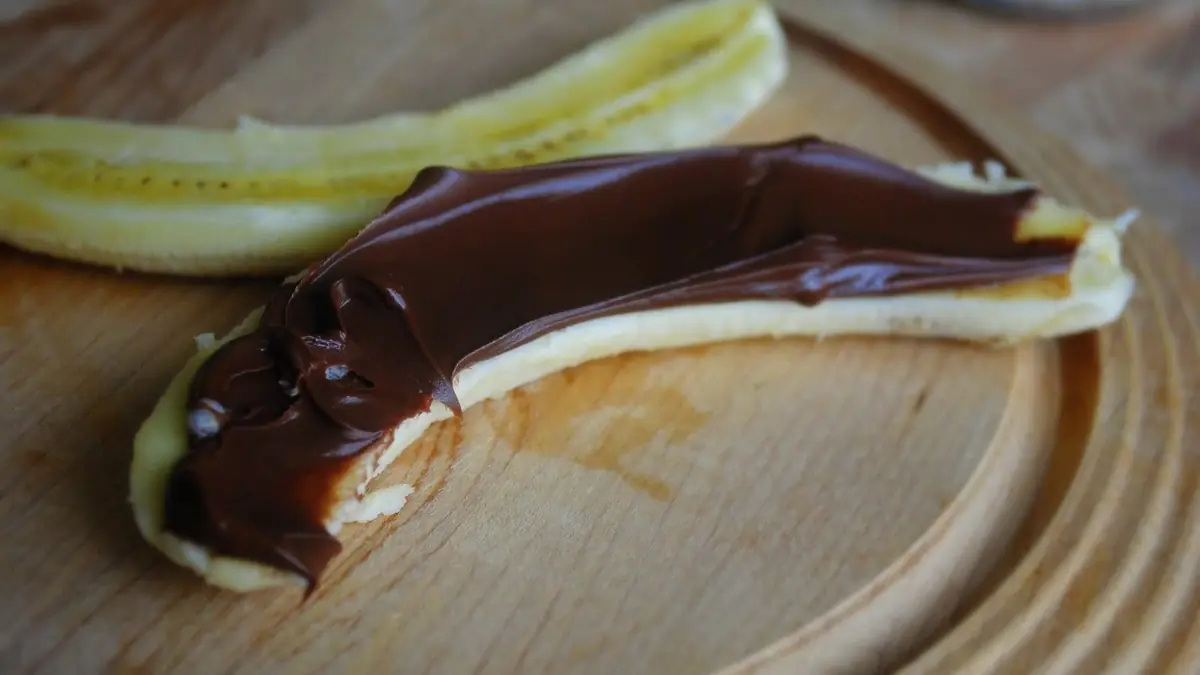 Banánové šneky s Nutellou sladký recept