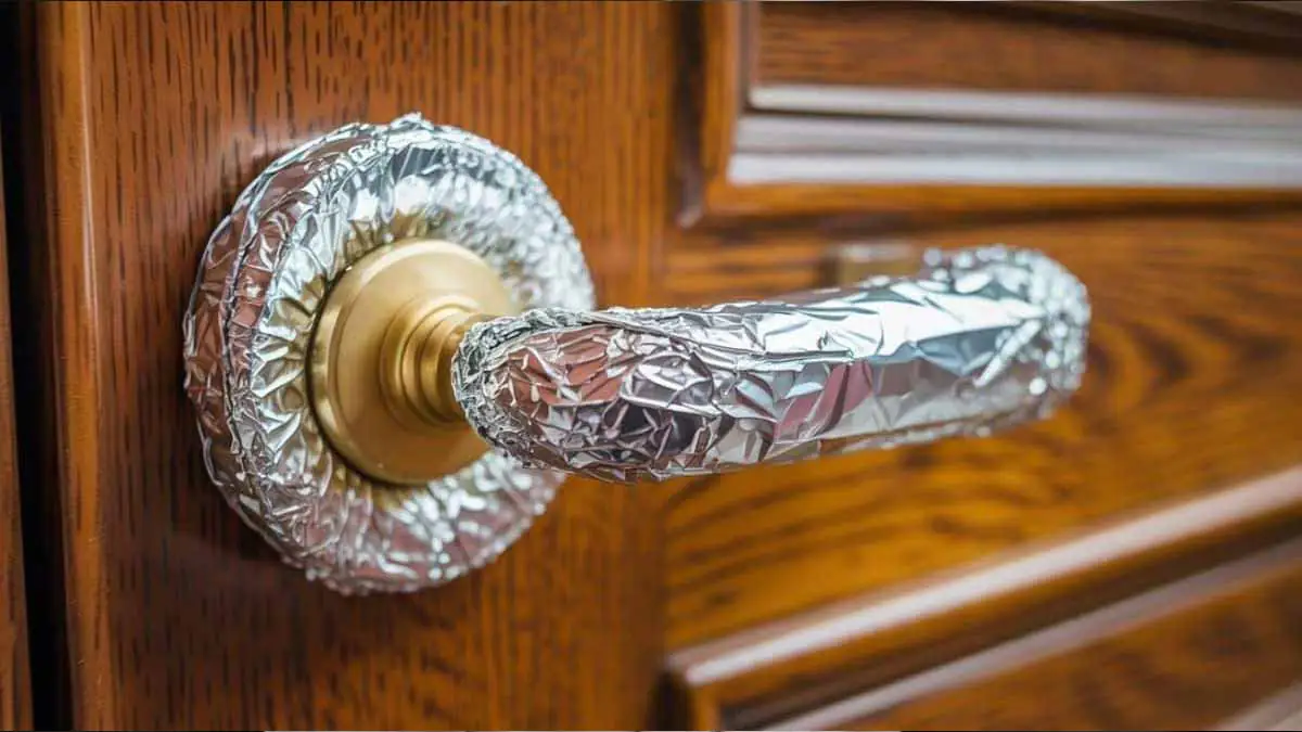 Hliníková fólie na dveřních klikách k čemu to je