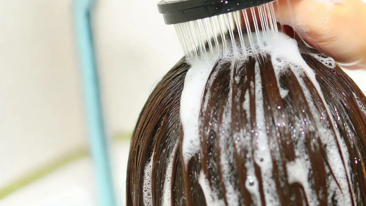 Nesprávné mytí hlavy urychluje vznik šedin! Expert odhaluje správnou posloupnost mytí vlasů — „vlasy je nutné umýt dvakrát“, teplota vody a technika jsou rozhodující 4 Nesprávné mytí hlavy urychluje vznik šedin! Expert odhaluje správnou posloupnost mytí vlasů — „vlasy je nutné umýt dvakrát“, teplota vody a technika jsou rozhodující