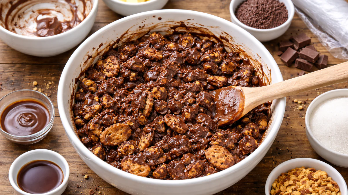 Oblíbený dort královny Alžběty s čokoládou a sušenkami 3 Oblíbený dort královny Alžběty s čokoládou a sušenkami